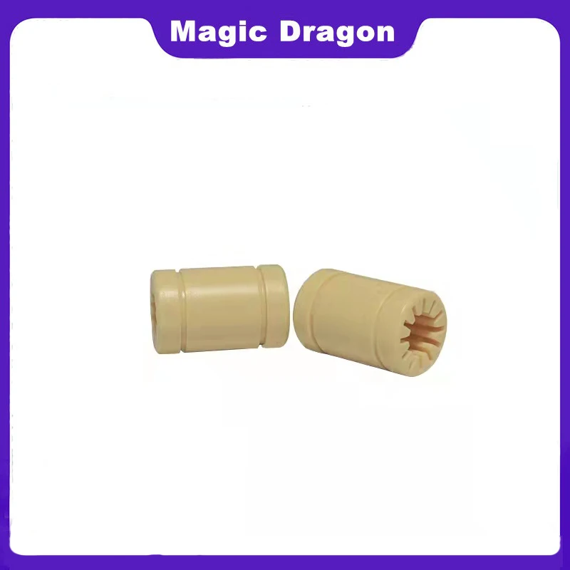 Free shipping 20pcs 3D Printer Solid Polymer LM10UU Bearing 10mm Shaft RJMP-01-10 R Solid Plastic Bearing 10x19x29mm