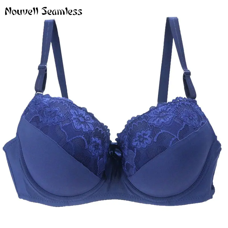 Nouvelle Seamless Plus Up Big Size BCDE Cup Unlined Bras For  Womens Basic Underwear Full Coverage Underwire Support BH