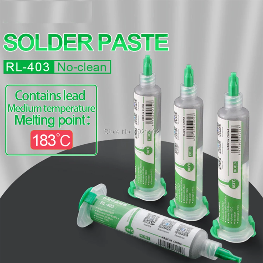 Relife RL-403 pasta de solda fluxo não-limpo pasta de solda original para o telefone sn63 pb67 ferramenta de reparo 183 high alta qualidade