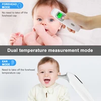 Cofoe Thermomètre numérique frontal et auditif 2 en 1 Thermomètre médical sans contact pour bébé/adulte ± 0,1 ℃   Mesure précise de la température 2