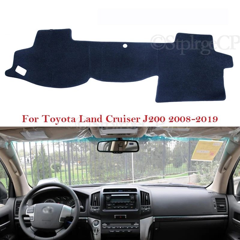 Dashboard Cover Protective Pad for Toyota Land Cruiser 200 J200 2008~2019 Car Accessories Dash Board Sunshade Carpet 2010 2018