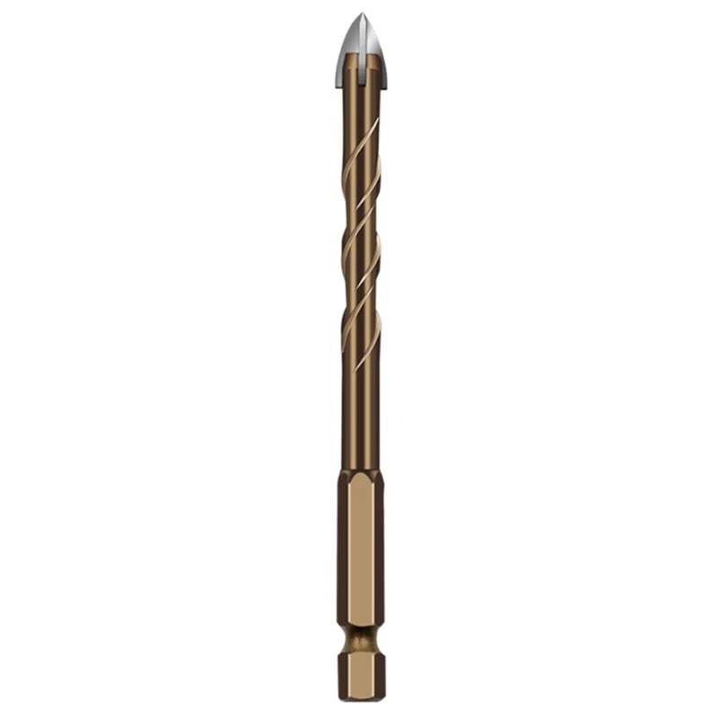 77JA เจาะ Shank Spiral Groove Cross เจาะความแข็งสูงสวมใส่-Resisting เครื่องมือขยาย Hexagonal Shank Spiral Groove