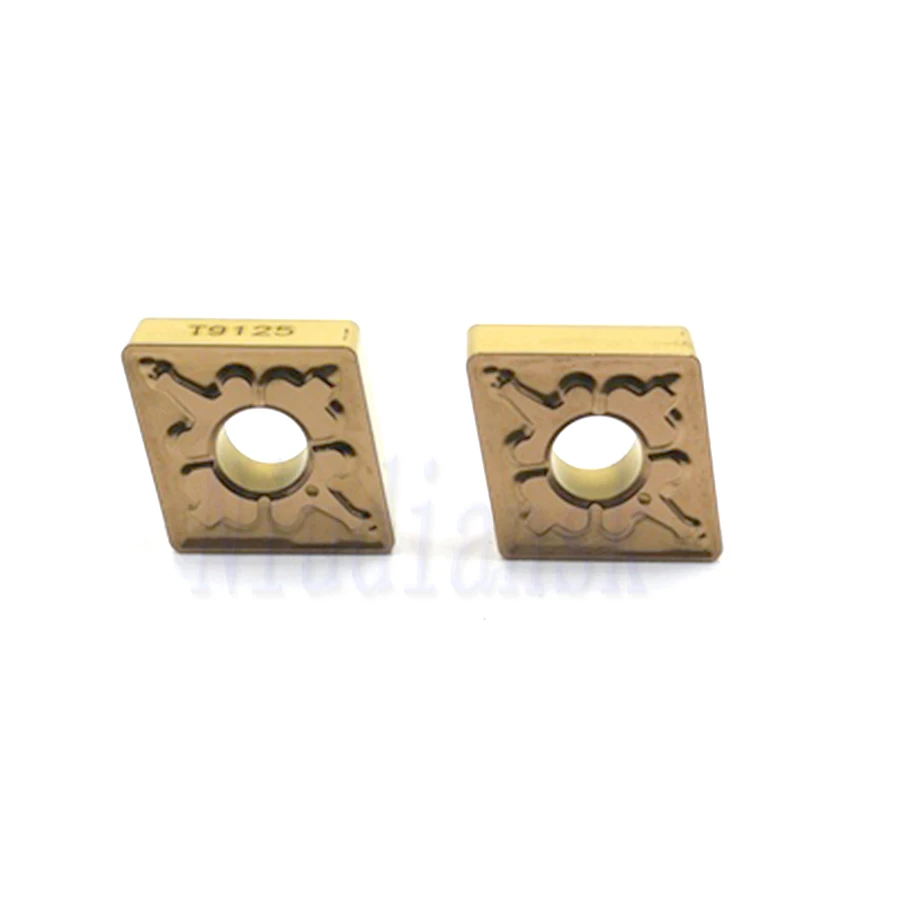 CNMG120404-TM T9125 CNMG120408-TM T9125ภายนอกเครื่องมือคุณภาพสูงคาร์ไบด์เครื่องกลึง CNC เครื่องมือตัดใบมีดสำหรับเหล็ก