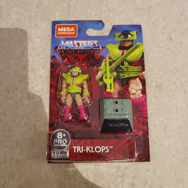 MEGA CONSTRUX Tri-klops Trap Jaw Man-E-Faces Roboto Scareglow figure toy