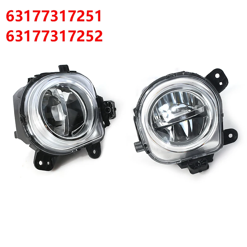 Luz LED antiniebla para parachoques delantero de coche, lámpara de conducción DRL para BMW X3, F25, X4, F26, X5, F15, F85, 2014, 2015, 2016,