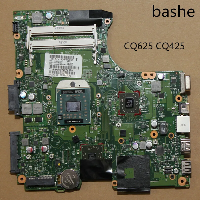 

For HP 625 325 425 CQ625 CQ425 laptop motherboard without CPU independent graphics card 100% test