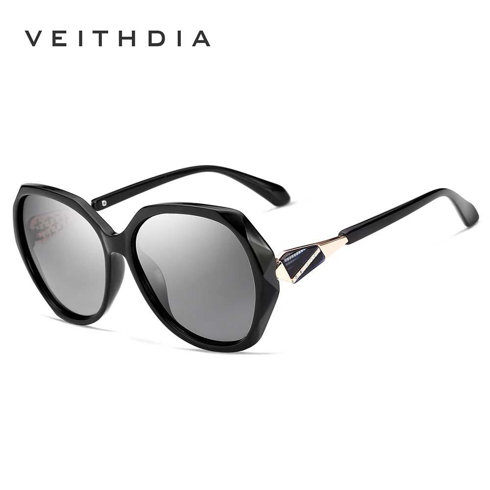 VEITHDIA Sunglasses TR90 Women Polarized UV400 Lens Vintage Fashion Luxury Ladies Gradient Sun Glasses Eyewear For Female 3171