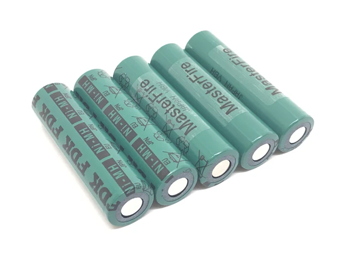 4 unids/lote MasterFire 18670 4500mah HR-4/3FAU 1,2 V batería aspiradora equipo médico desfibrilador Ni-MH baterías celular