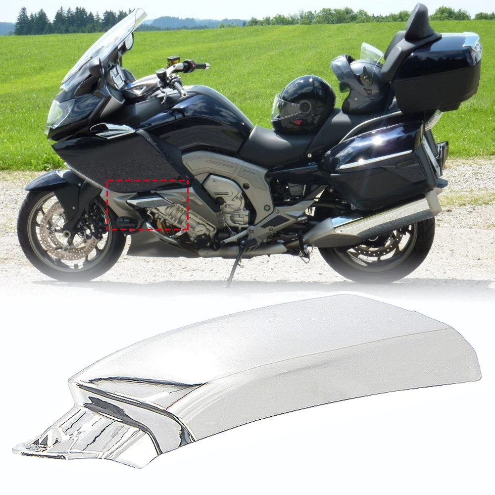 

Motorcycle Engine Water Coolant Tank Pipe Cover Protector Guard For BMW K1600GTL K1600GT K1600 K 1600 GTL GT ABS Plastic Chrome