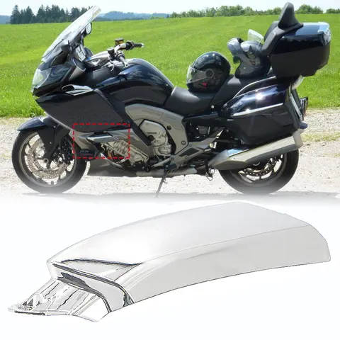 오토바이 엔진 냉각수 탱크 파이프 커버 보호 가드, BMW K1600GTL K1600GT K1600 K 1600 GTL GT ABS 플라스틱 크롬