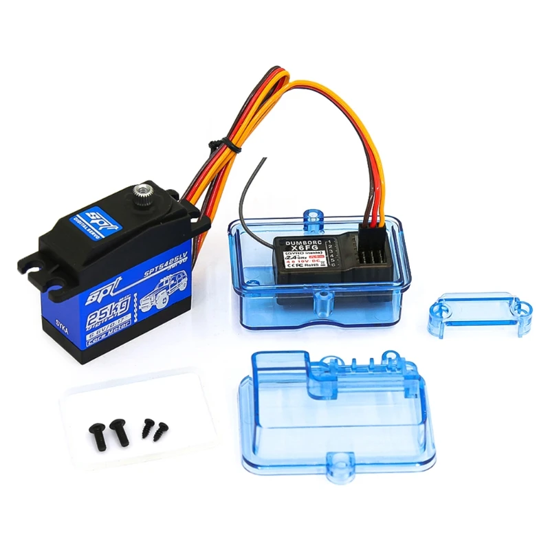 Transparent Waterproof ESC Receiver Box Protective Case Cover Sealed Box For RC Boat Model Accessories