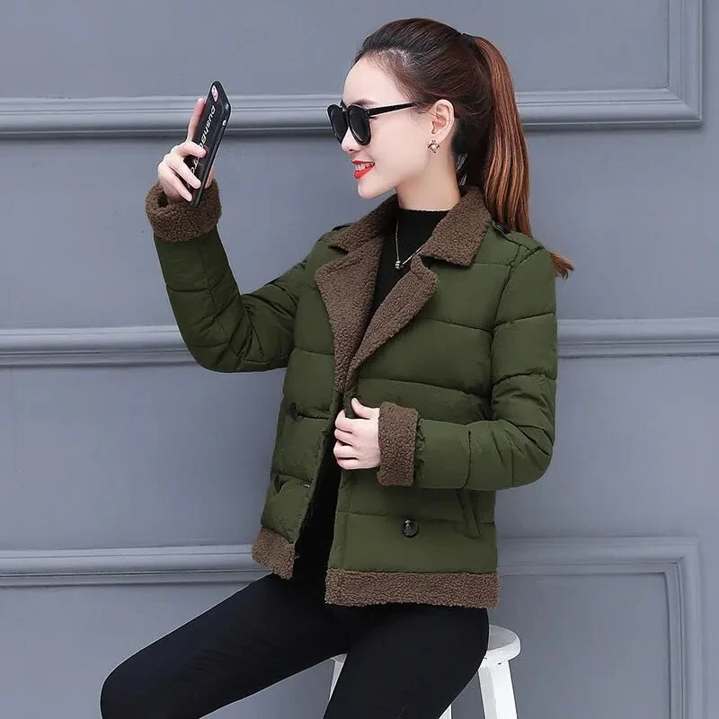 Female Padded Jacket 2021 Women New Short Down Down Padded Jacket Women's Winter Coat Tide Winter All-match Small Padded Jacket