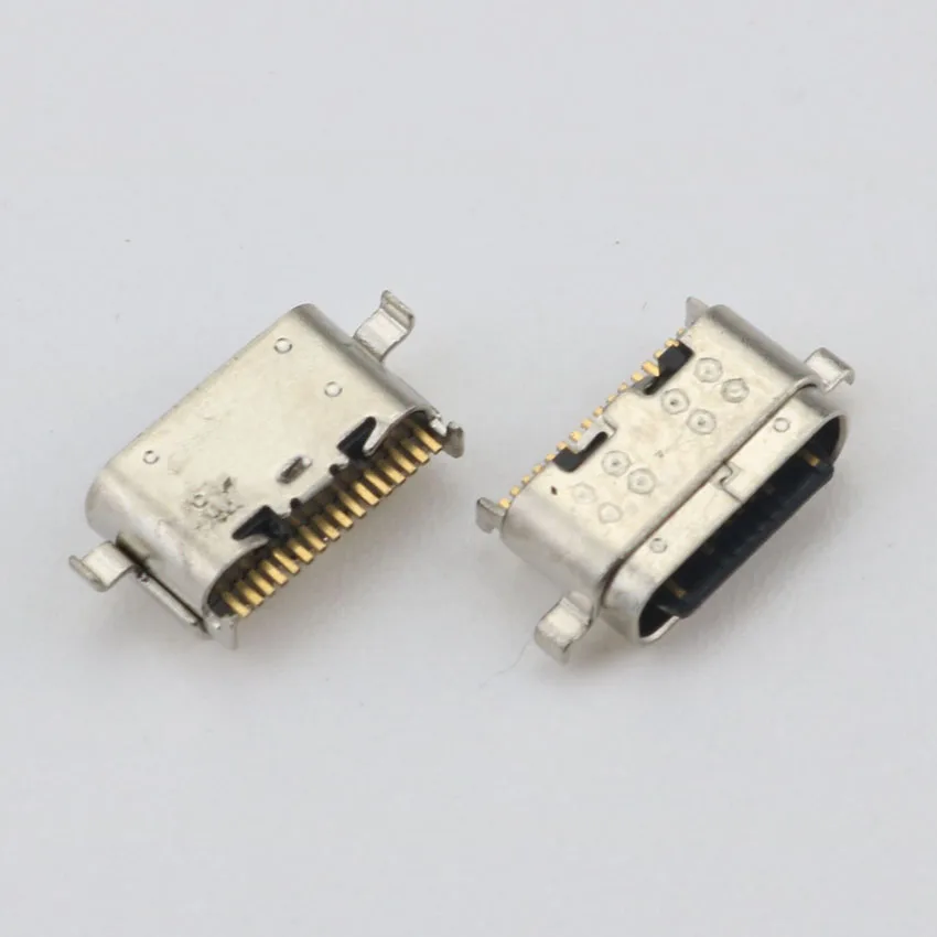 2pcs Micro USB Connector Type C Port For Lenovo P10 TB-X705F Type ZA44 Charging Jack Dock Socket For ASUS Zenfone 6 ZS630KL