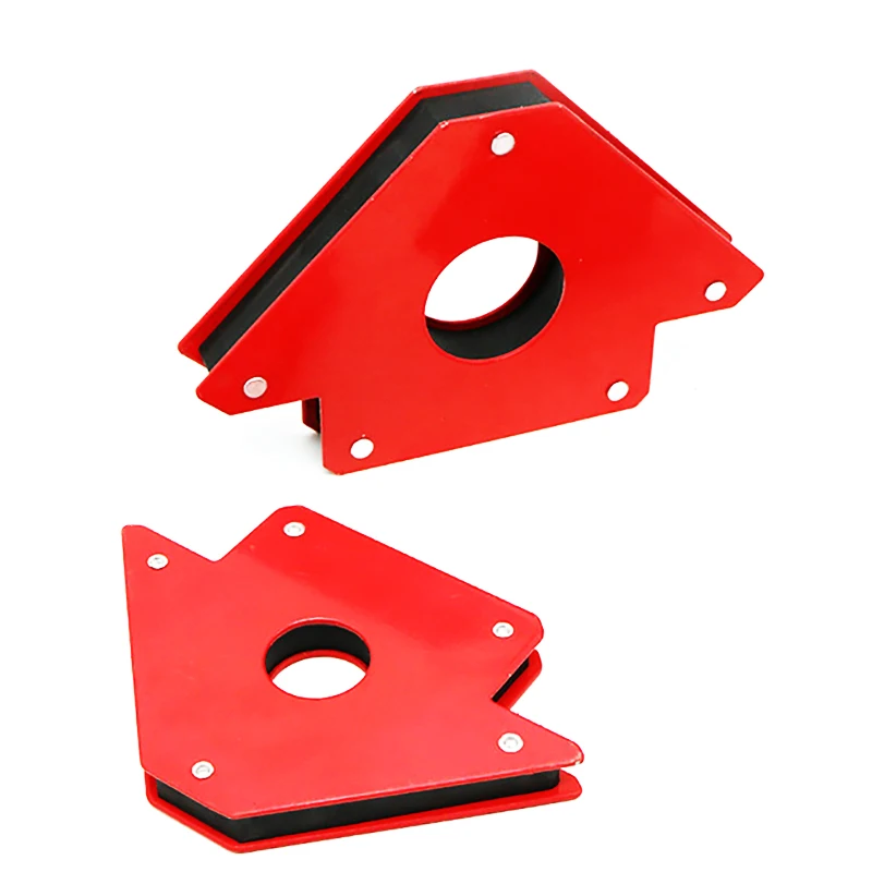 2Pcs 25Lb Magnetic Welding Holder Arrow Shape For Multiple Angles Holds Up To For Soldering Assembly Welding Pipes Installation