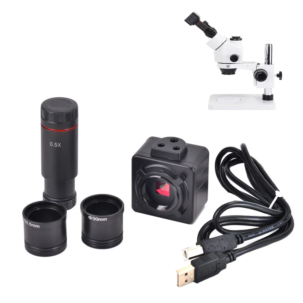 

5MP Cmos USB Microscope Camera Digital Electronic Eyepiece Free Driver High Resolution Microscope High Speed Industrial Camera