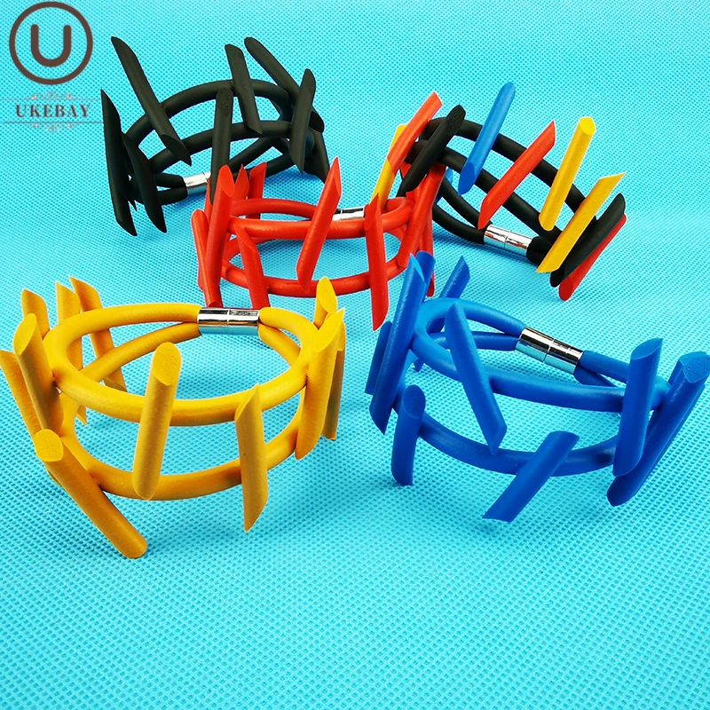 

UKEBAY New Punk Jewelry Multicolor Charm Bracelets Women Fashion Bangles Elasticity Chains Birthday Gift Gothic Jewelry Bracelet