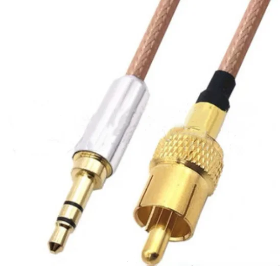 Cable de audio coaxial Digital de 3,5mm a spdif RCA lotus head, cable de altavoz de audio para TV