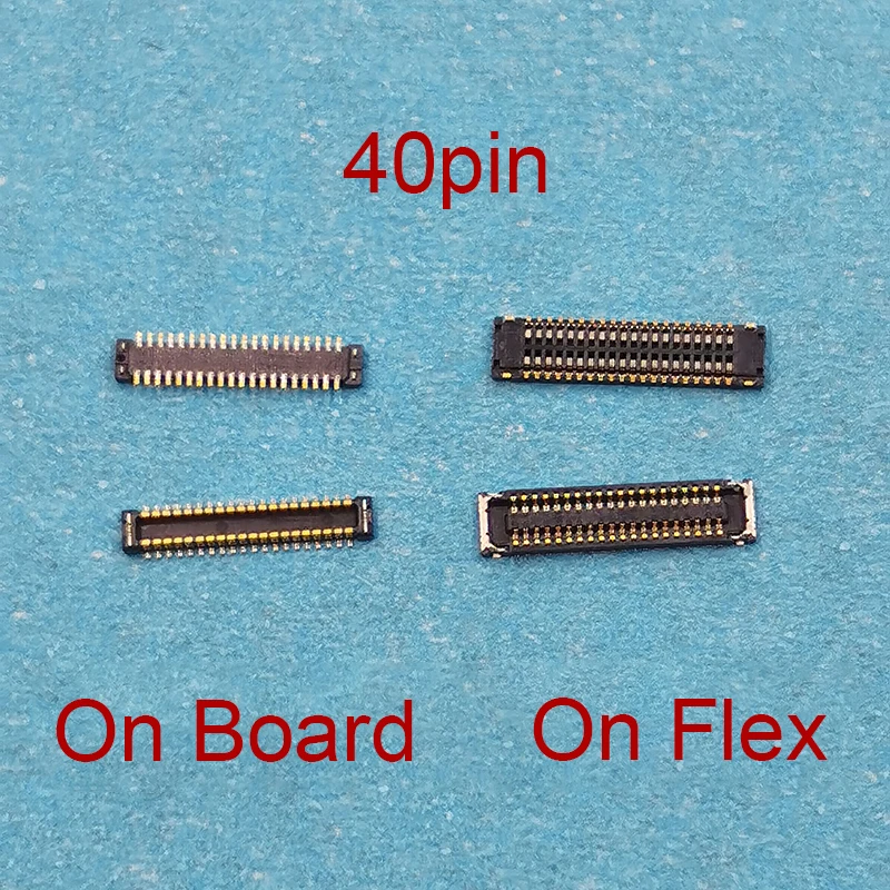 

5Pcs 40pin Lcd Display Screen Flex FPC Connector On Motherboard For Samsung Galaxy J8 2018 J800 J810 J810F SM-J810F