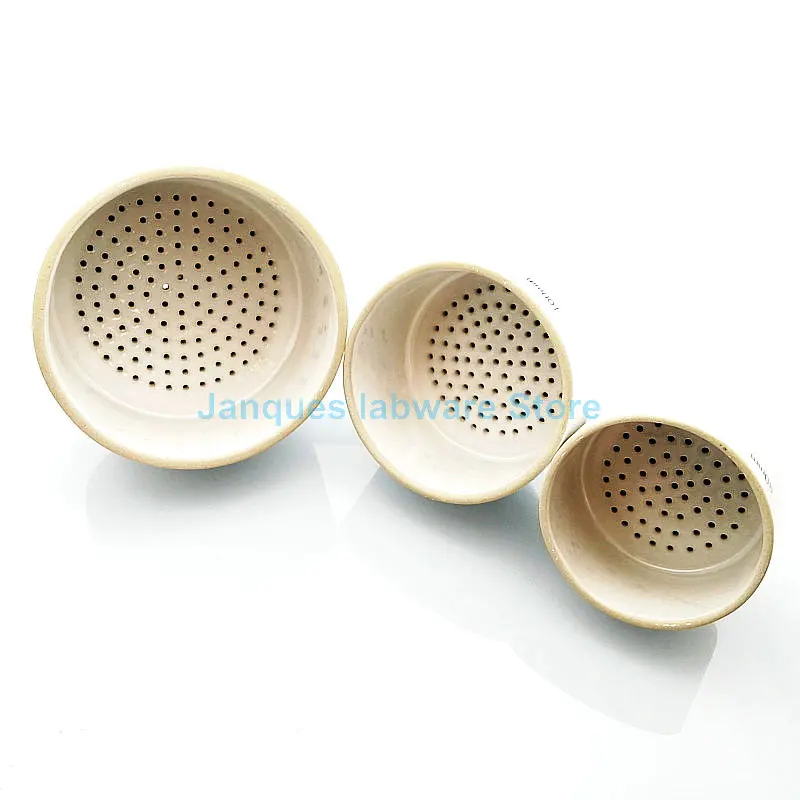 1pcs 40mm to 150mm Porcelain Buchner funnel Lab Filter Kit Tools Porous Funnel negative pressure suction filter funnel