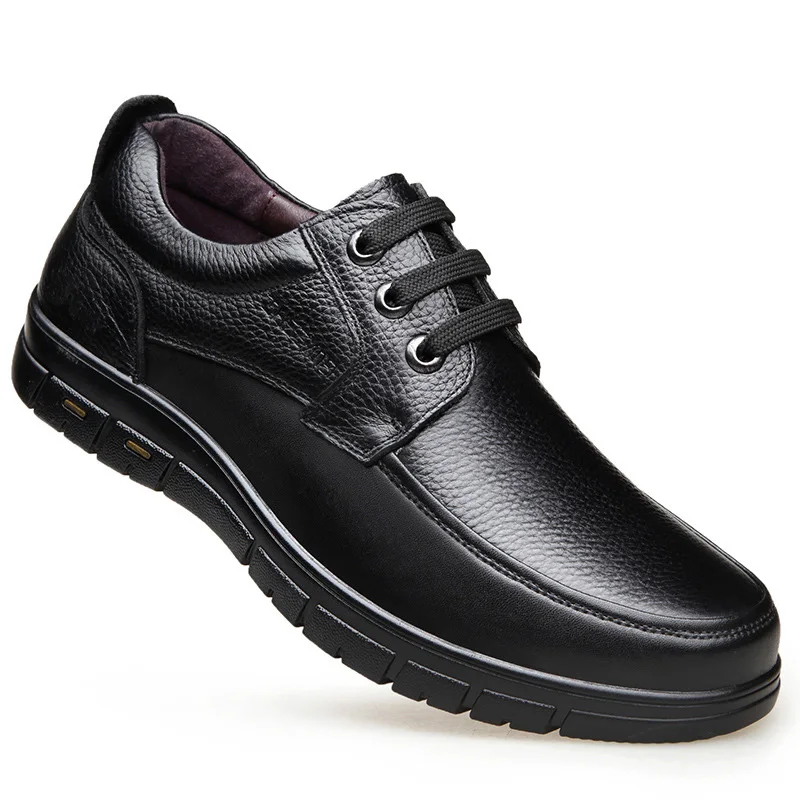 Men Casual Shoes Leather Men Business Men\'s Oxford Shoes Breathable  Men Dress Shoes Moccasins Loafers zapatillas hombre