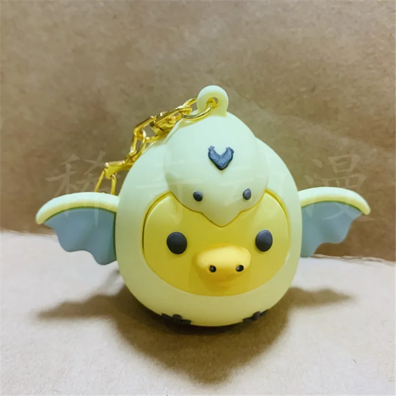 Cute Rilakkuma Keychain Kiiroitori Korilakkuma Bear Cosplay Dragon Key Chain Kids Toys for Girls Boys Children Small Gift