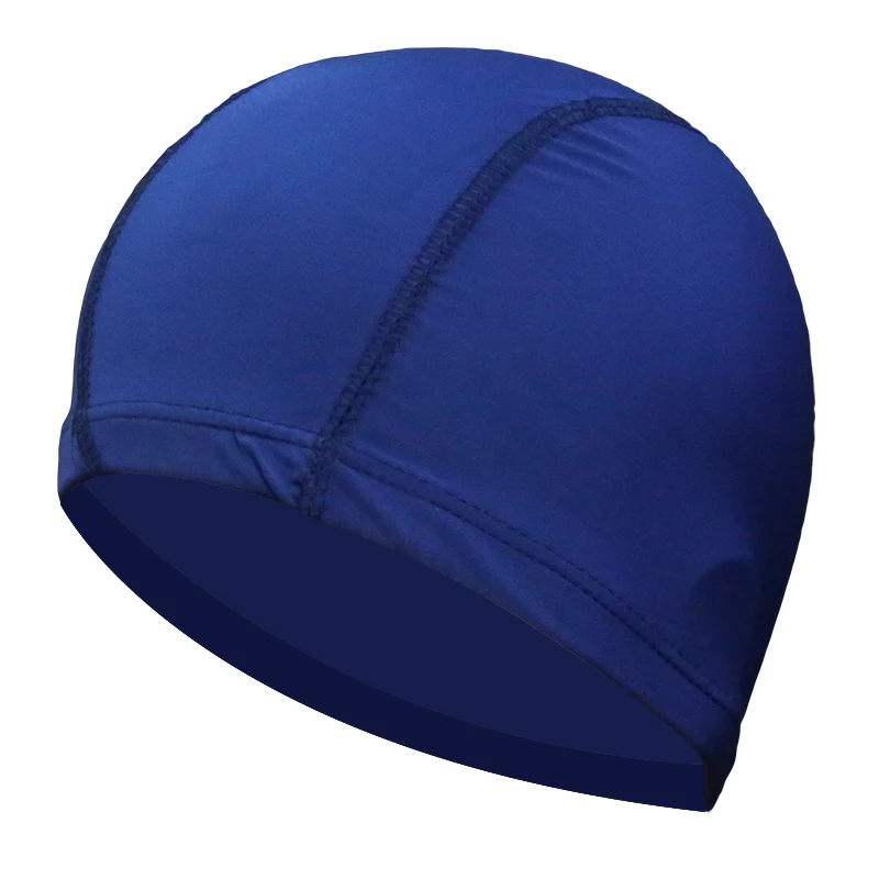 Swimming Caps For Male Female Elastic Nylon Soild Ear Protection Long Hair Swimming Pool Hat Free Size Ultrathin Bathing Caps