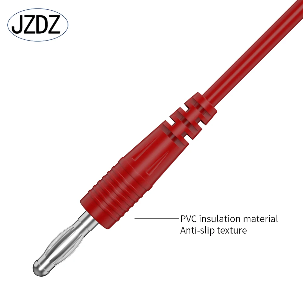 Imagem -06 - Jzdz-multi-meter Test Leads Linha de Cabo Banana Plug para Jacaré Jumper Fio Elétrico 100cm mm Jzdz Pcs