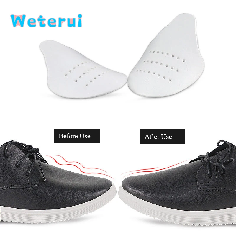 2 paia di scarpe piega Protector Toe Box Sneaker prevenzione antirughe per Sneaker scarpe Casual scarpa barella Shaper custode