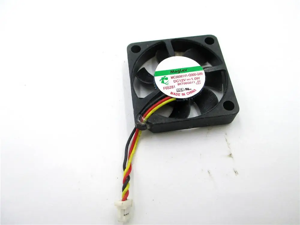 FAN FOR SUNON MC30061V1-Q000-G99 DC 12V 1.0W 30*30*06MM 3cm 3-line Projector Ultra-thin Cooling Fan