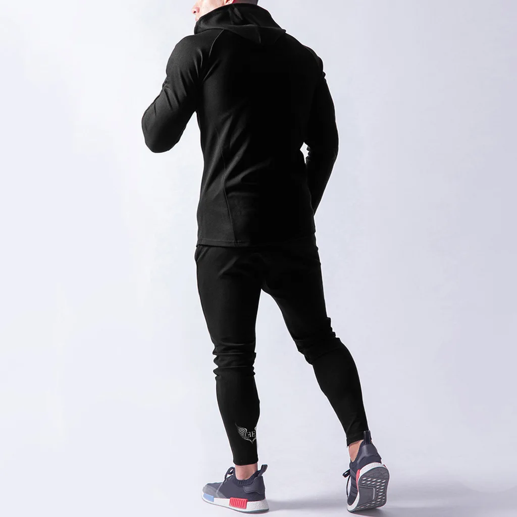 Men Sweatsuit  Tracksuit for Men 2 Pieces Set Hoodie and Sweatpants Jogger Suits for Men