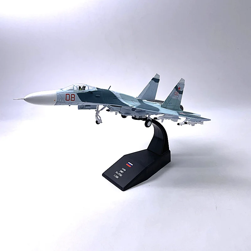 

Jason TUTU Russian Air Force fighter Su 27 Airplane Model Aircraft Model Alloy metal diecast 1:100 scale Planes Dropshipping