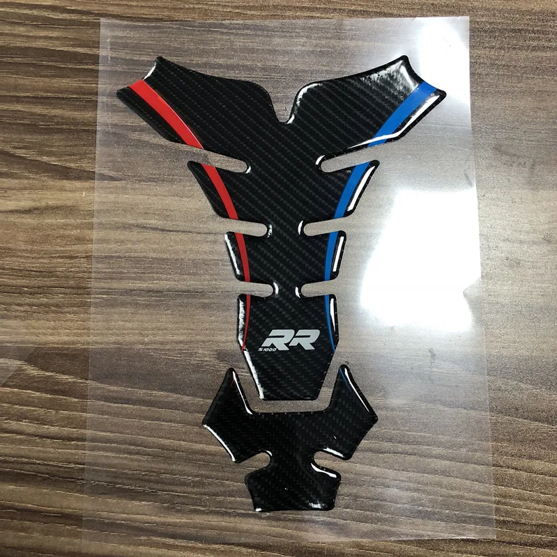 Fuel Tank Pad Kit Sticker Tank Side Oil Gas Cap Cover Protector 3D Carbon Fiber Motorcycle Decal For BMW S1000RR S1000R HP4