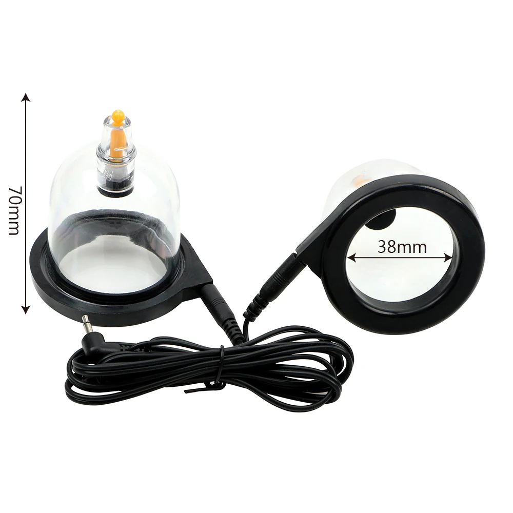 Electric Shock Stimulator Breast Enlargement Pump For Women Clit Nipple Sucker Vaginal Pumping Erotic Sex Toys Adult Bondage Set