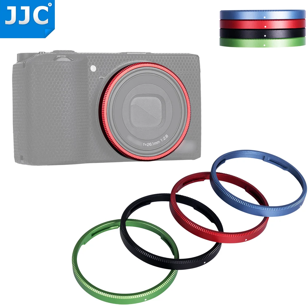 JJC Durable Lens Decoration Ring Specially Designed for Ricoh GR IIIx GR3x Camera Replaces Ricoh GN-2 Lens Decoration Ring Cap