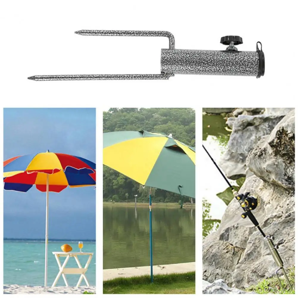 

Umbrella Stand Rust-proof Metal Ground Grass Auger Holder Stand for Outdoor Garden Beach Umbrella Stand Sunshade bracket