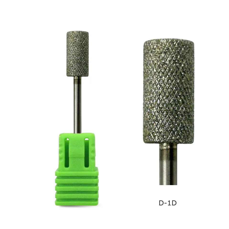 HYTOOS Mới Thùng Kim Cương Móng Khoan Với Răng 3/32 "Xoay Kim Cương Burr Làm Móng Bit Cho Nail Khoan Móng Chân dụng Cụ