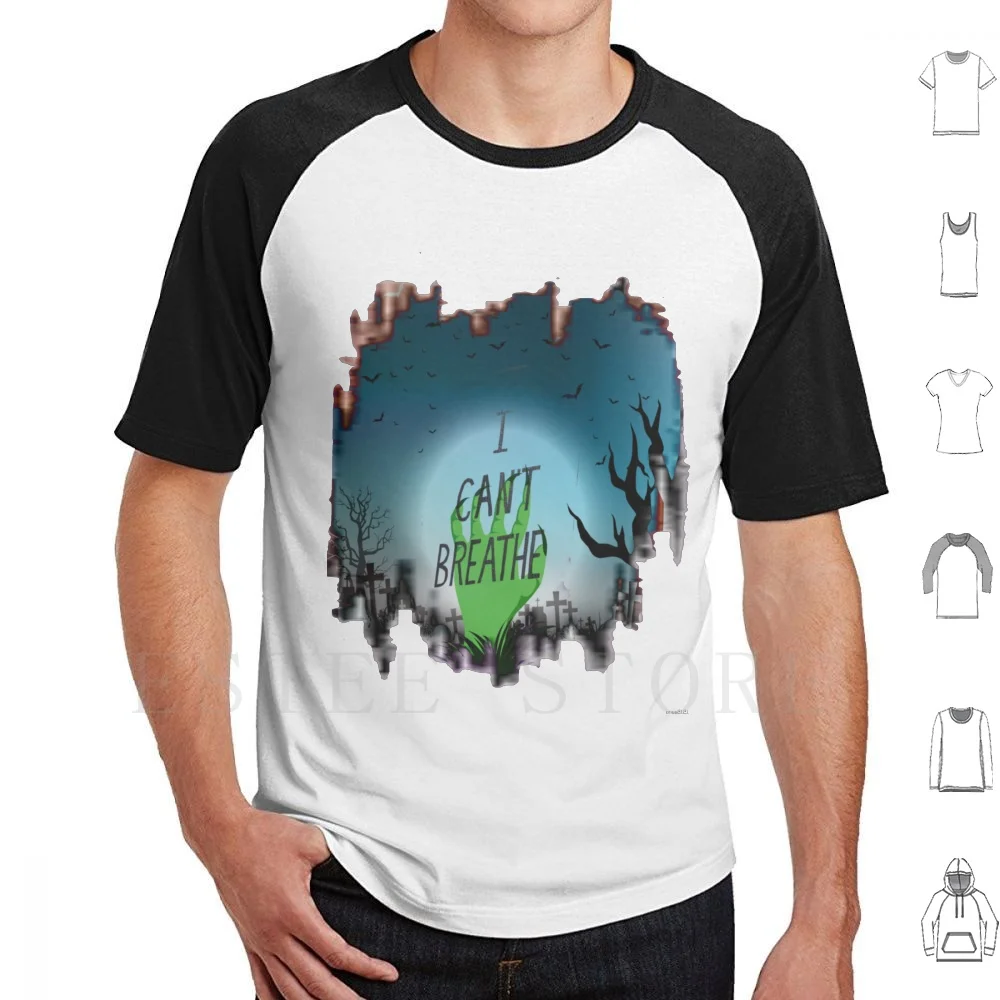 I Can't Breathe ( The Eternal Word ) T Shirt Cotton Men DIY Print Police Violence George Floyed Stop Killing Black Being Black