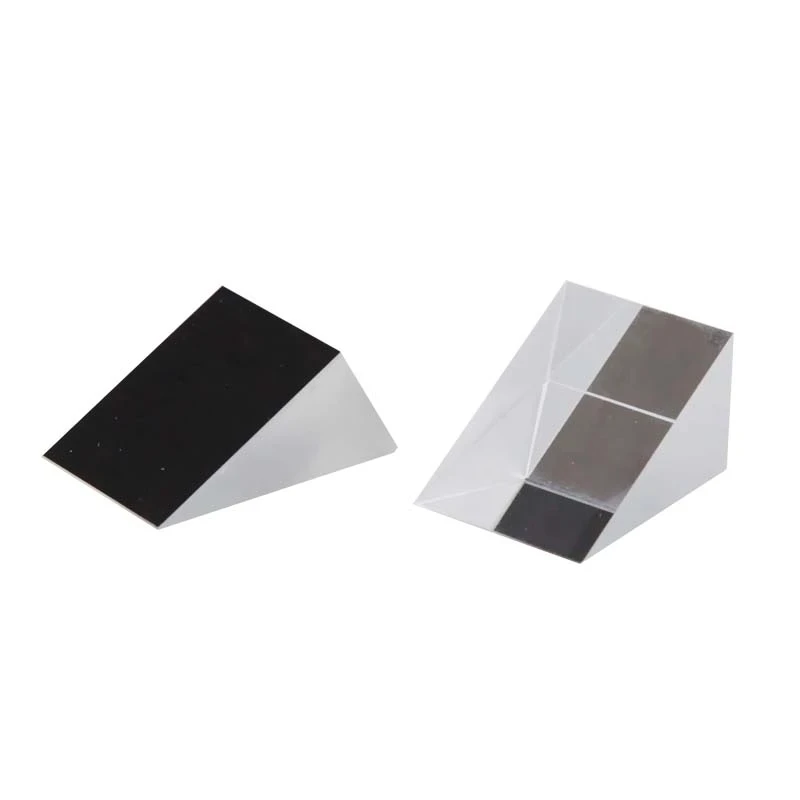 Optical Prism 90 Degree K9 Glass Triangular Prisms Processing Factory Customized Laser Mirror Coating Prism