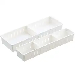 Drawer Organizer Home Cosmetic Jewelry Container Dividers Office Tool Storage Box Combinable Plastic Tray Household for Bathroom