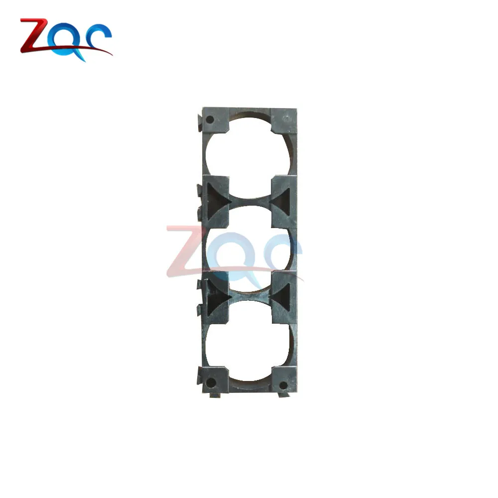 5Pcs Rechargeable Lithium Battery 26650 Bracket 3 Pack Cell Holder