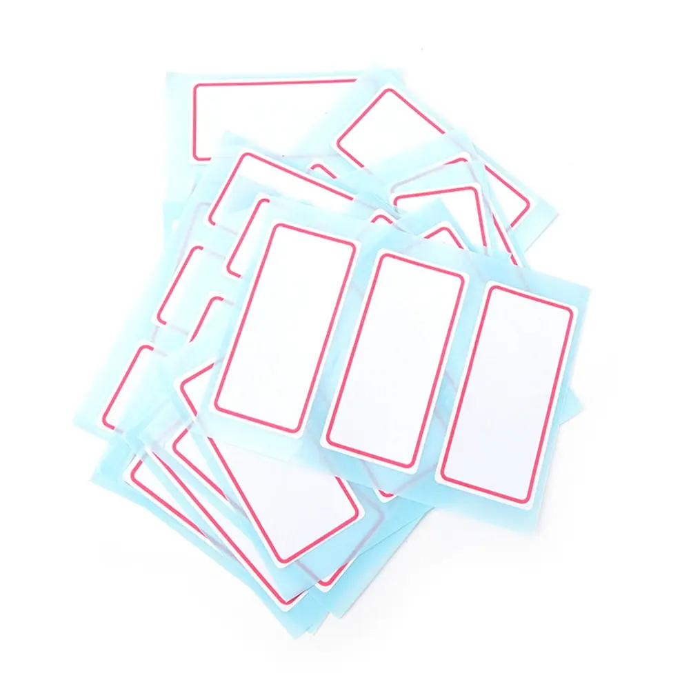 36 labels stickers Sheets White Self-Adhesive Label Name Sticker Number Blank Note For student