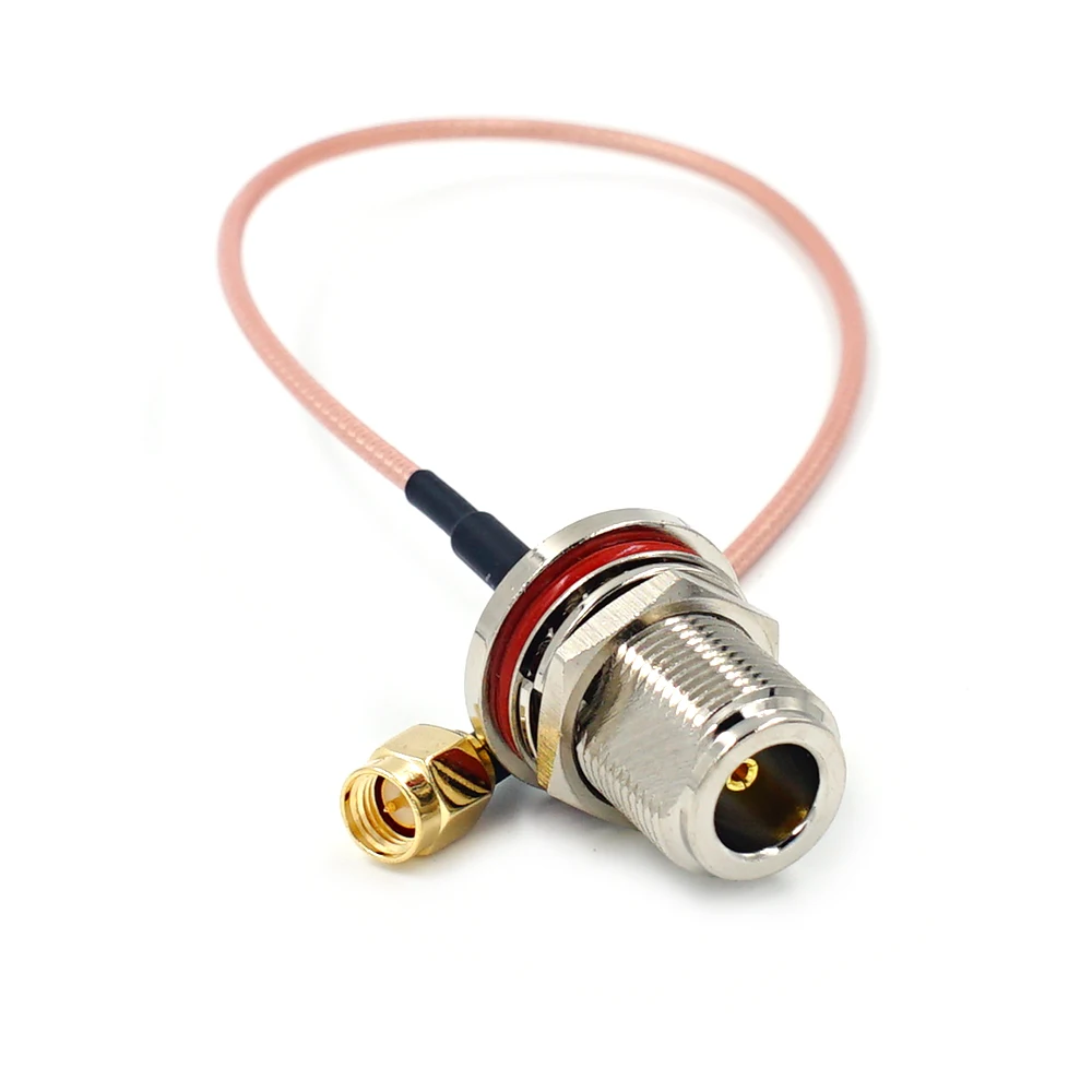 RF Adapter N Weibliche Schutzwand SMA Stecker conncetor RG316 Zopf Kabel RF Koaxialkabel Jumper Kabel – Detail 1