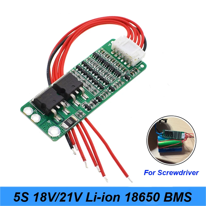5s 15A用の18650バッテリー用バッテリー保護ボードbmsドライバー充電器保護ボード18v 21v携帯保護回路