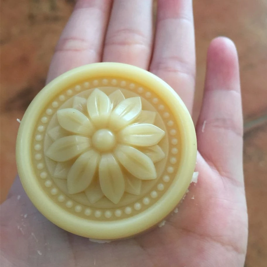 Round Flower Silicone Soap Mold, Handmade Soap Making, DIY Candle, Scented Wax Molds, Cake Baking Tools