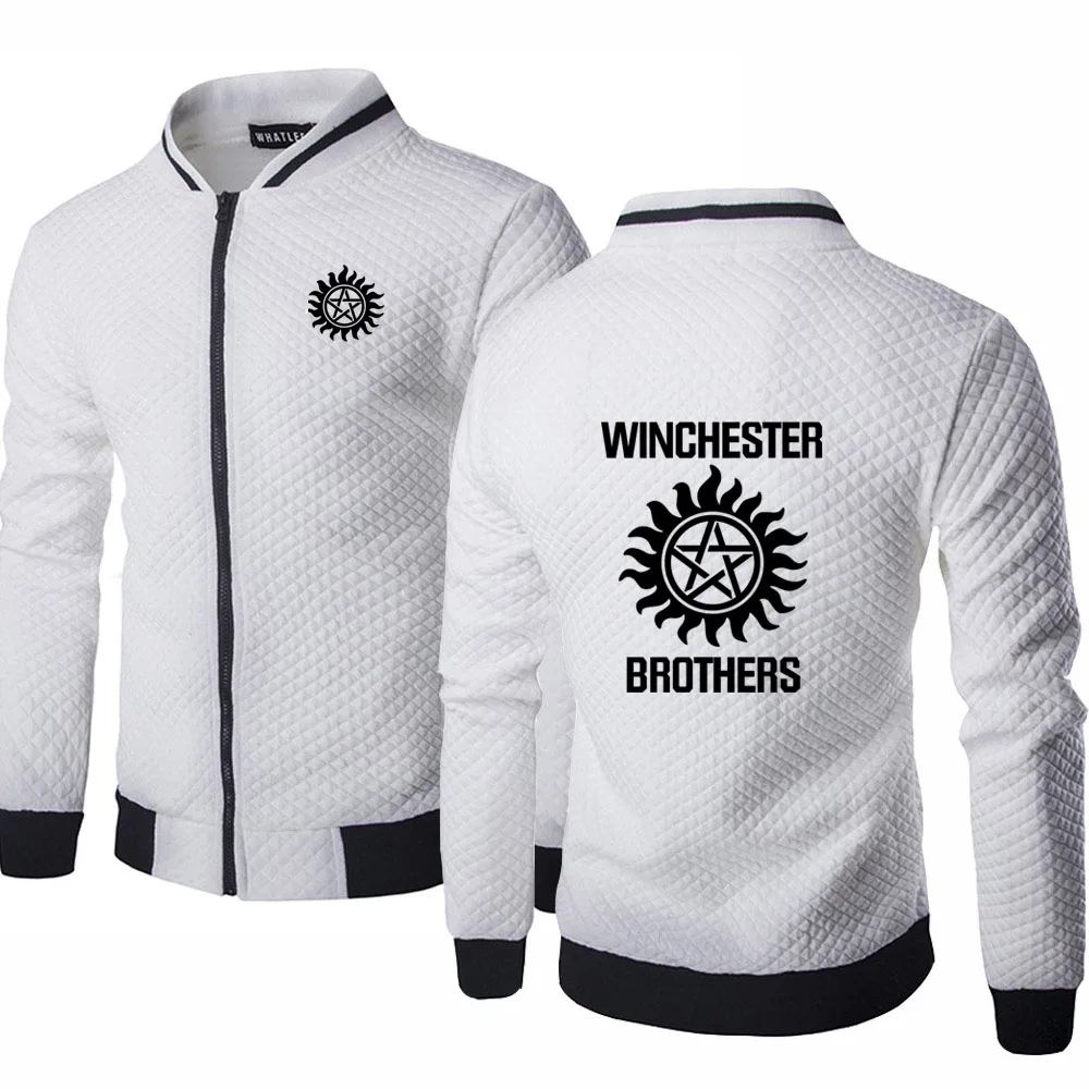 2020 new supernatural Men's pullover Winchester Bros Sweatshirt Hooded Solid color Casual Men's hoodie Cotton Sportswear