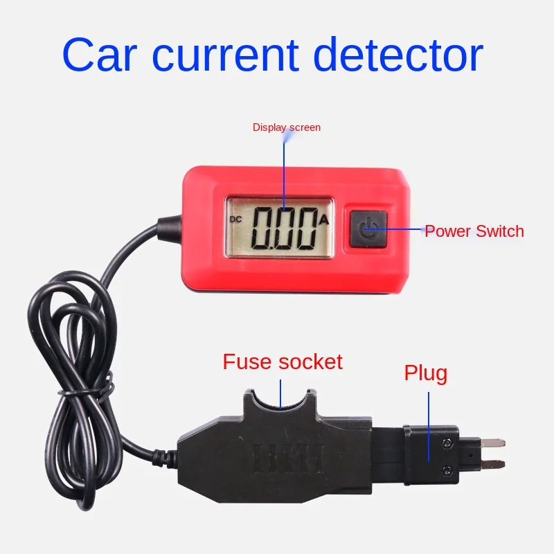 Rilevatore di perdite per auto Tester di alimentazione in esecuzione della batteria a corrente scura Detective