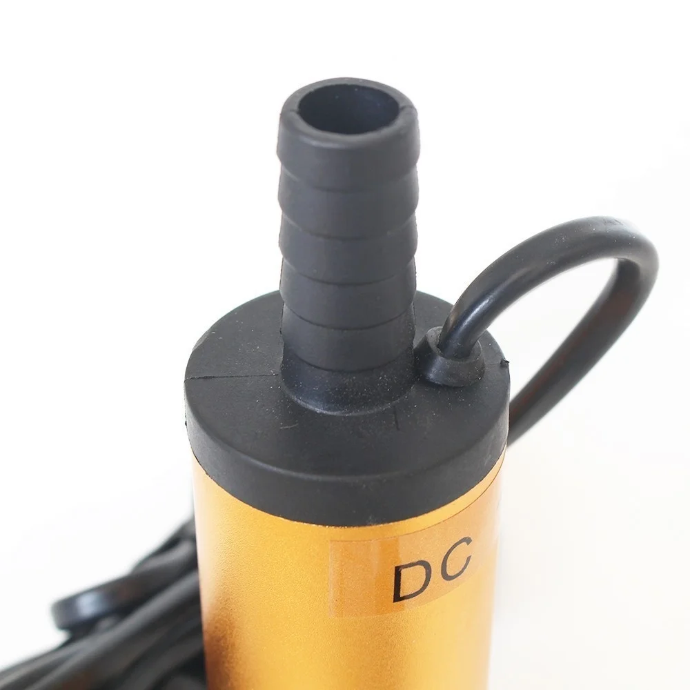 12V 24V DC Electric Submersible Pump For Pumping Diesel Oil Water Aluminum Alloy Shell 12L/min Fuel Transfer Pump 12 V Volt 24