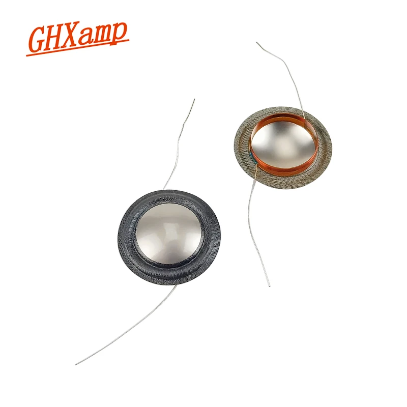 GHXAMP 19.43mm Tweeter Voice coil 19.5 Core Titanium Film 8 ohm Copper Clad Aluminum Coil Treble Speaker Repair Parts 2PCS