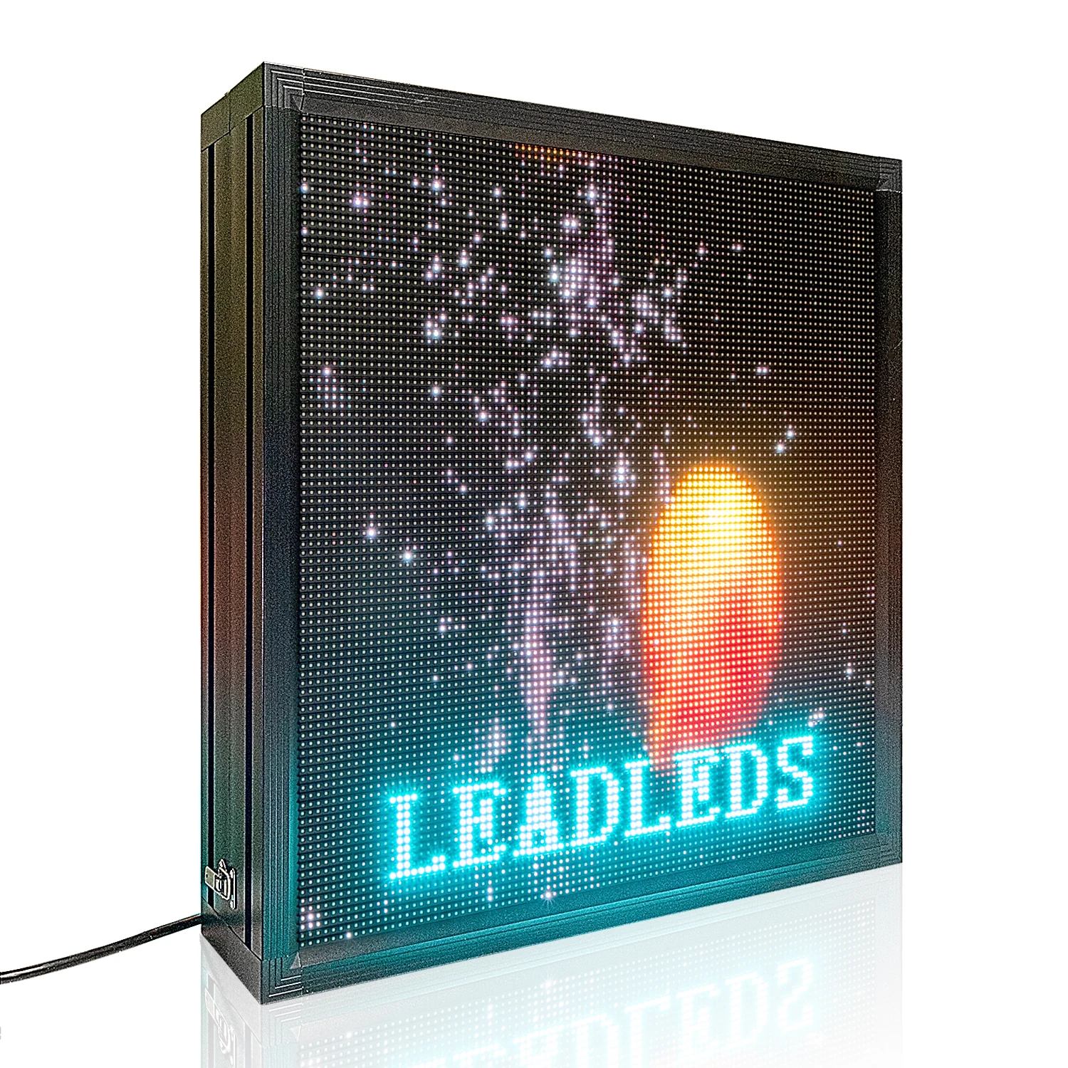 33 in Outdoor Programmable LED Signs Square Size Eye-Catching Led Banners Affordable Price Double-sided Message Board