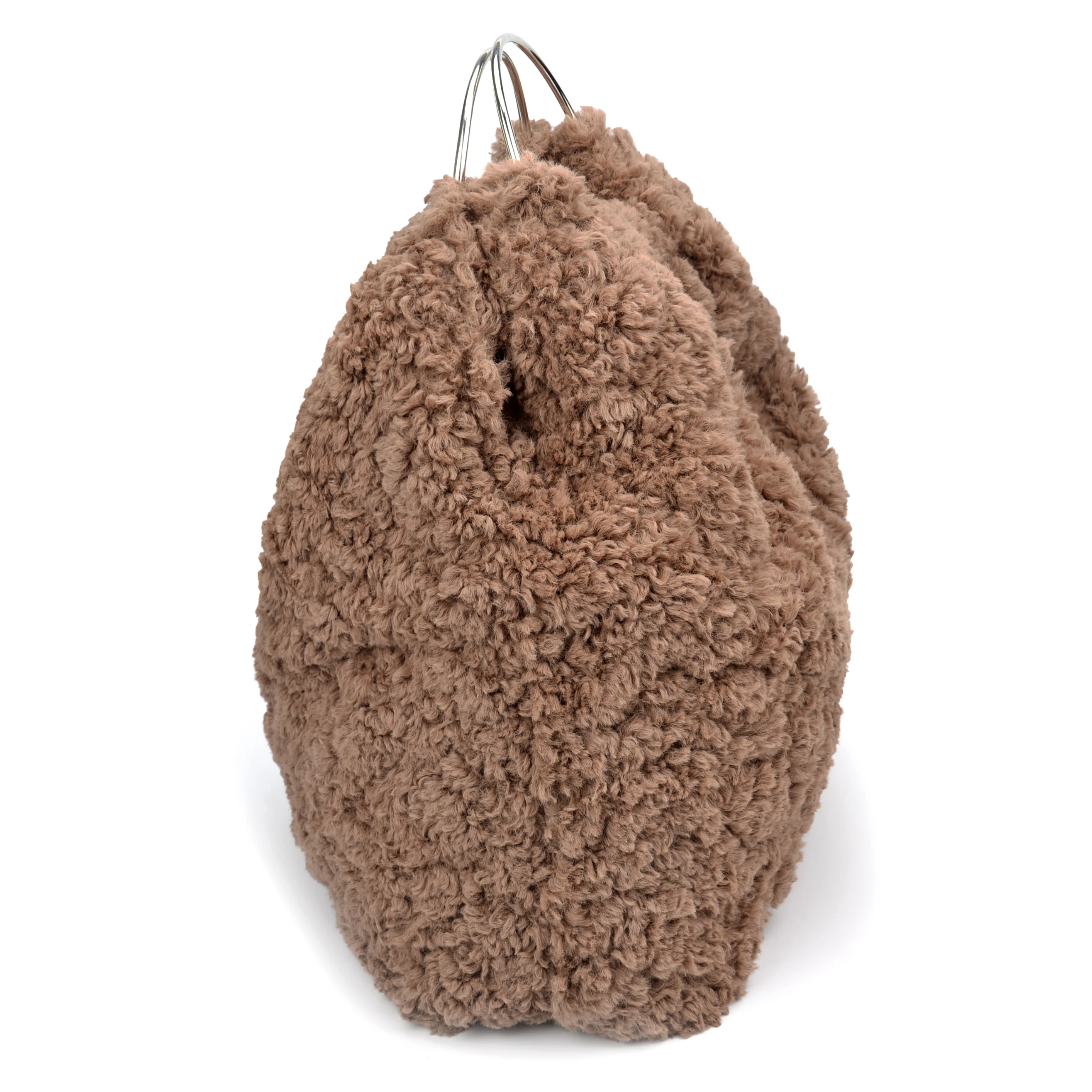 Sac à main en fausse fourrure de lapin pour femmes, fourre-tout à la mode style harry, fourre-tout, Hobo, hiver, fausse fourrure de lapin, sac chaud